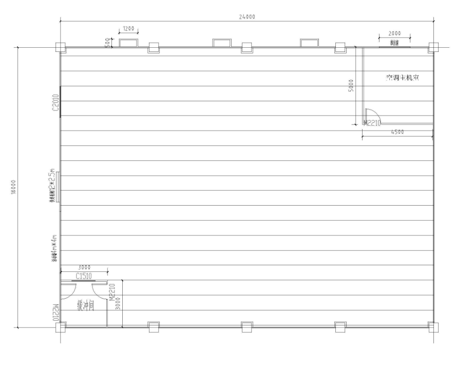 恒温恒湿空调布置图