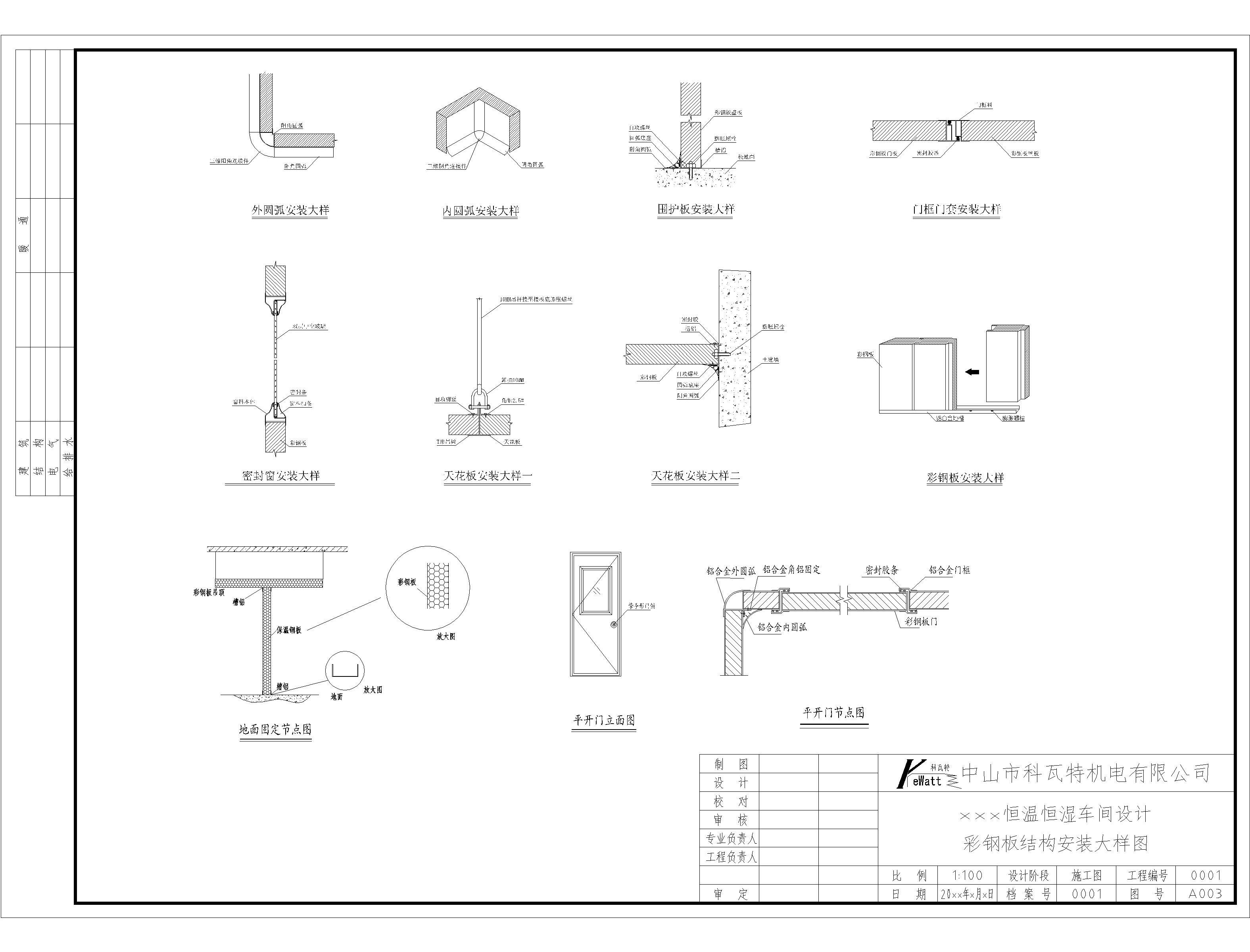 恒温恒湿车间装修结构效果图